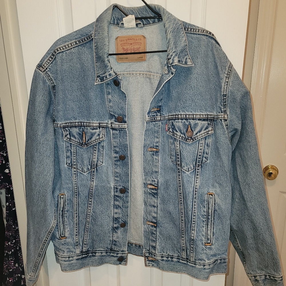 Vintage Men's Levi's Acid Wash Jacket - L